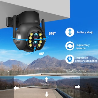 Foto 8 | 2NLF® 58BK 4MP Cámara Seguridad Wifi Dual Lente Autofocus Zoom Óptico 15x