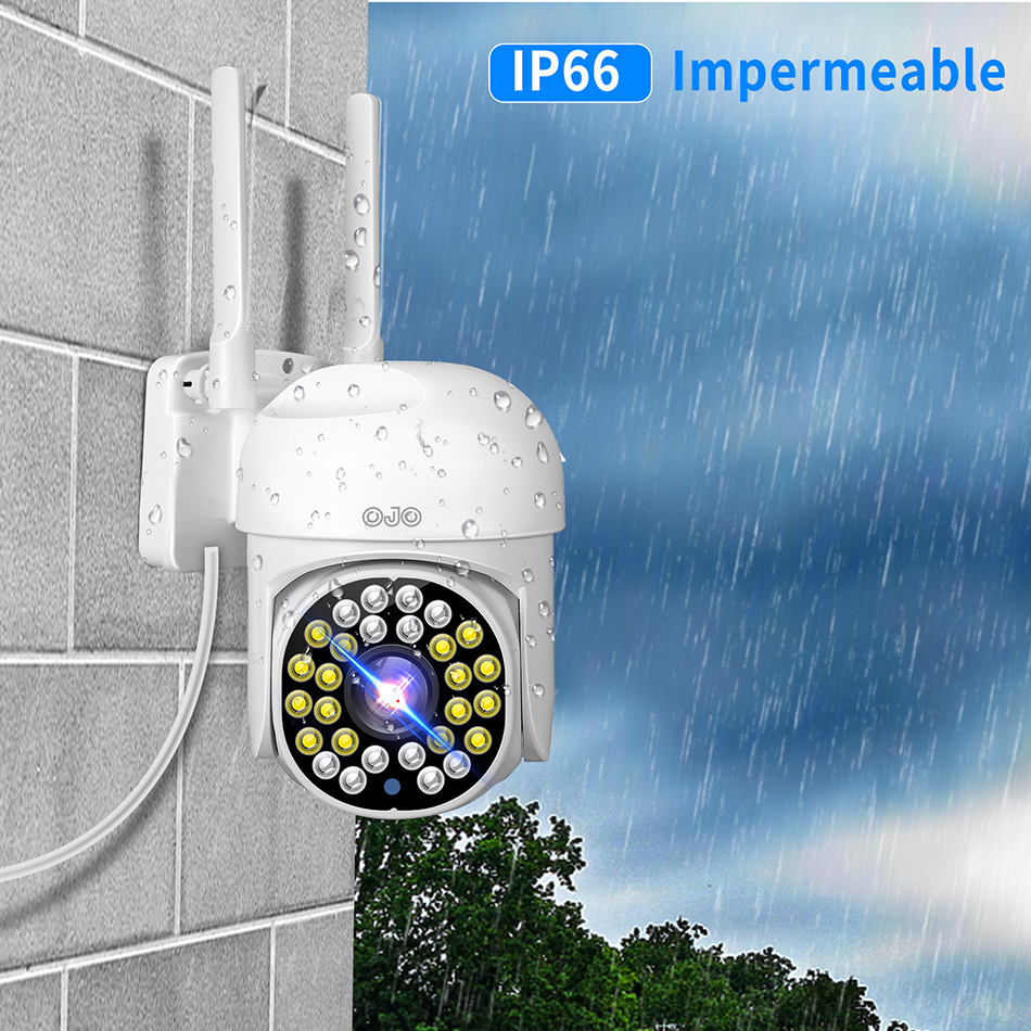 Foto 6 | Ojo 4MP 5G Cámaras De Seguridad Con Led Alarma Wifi Full Hd WIFI6 doble frecuencia 2.4G