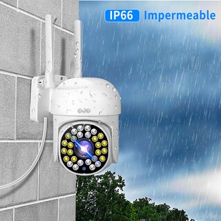 Foto 6 | Ojo 4MP 5G Cámaras De Seguridad Con Led Alarma Wifi Full Hd WIFI6 doble frecuencia 2.4G