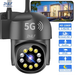 Foto 1 | Cámara de seguridad 2NLF D74B con resolución 2MP visión nocturna incluida color negro