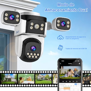 Foto 3 | Cámara de Seguridad HBO Vista de 360 Grados