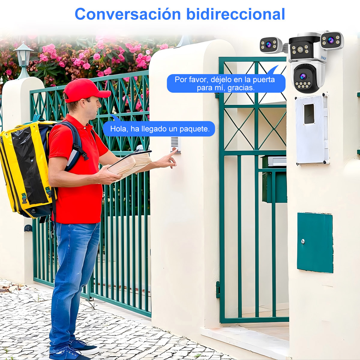 Foto 5 pulgar | Cámara de Seguridad HBO Vista de 360 Grados