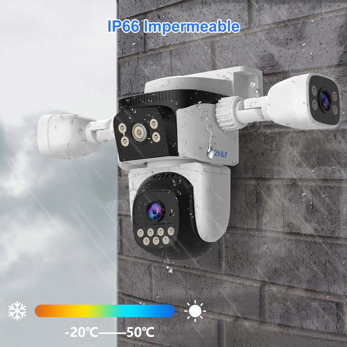 Foto 7 | Cámara de Seguridad HBO Vista de 360 Grados