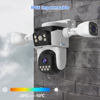 Foto 7 | Cámara de Seguridad HBO Vista de 360 Grados