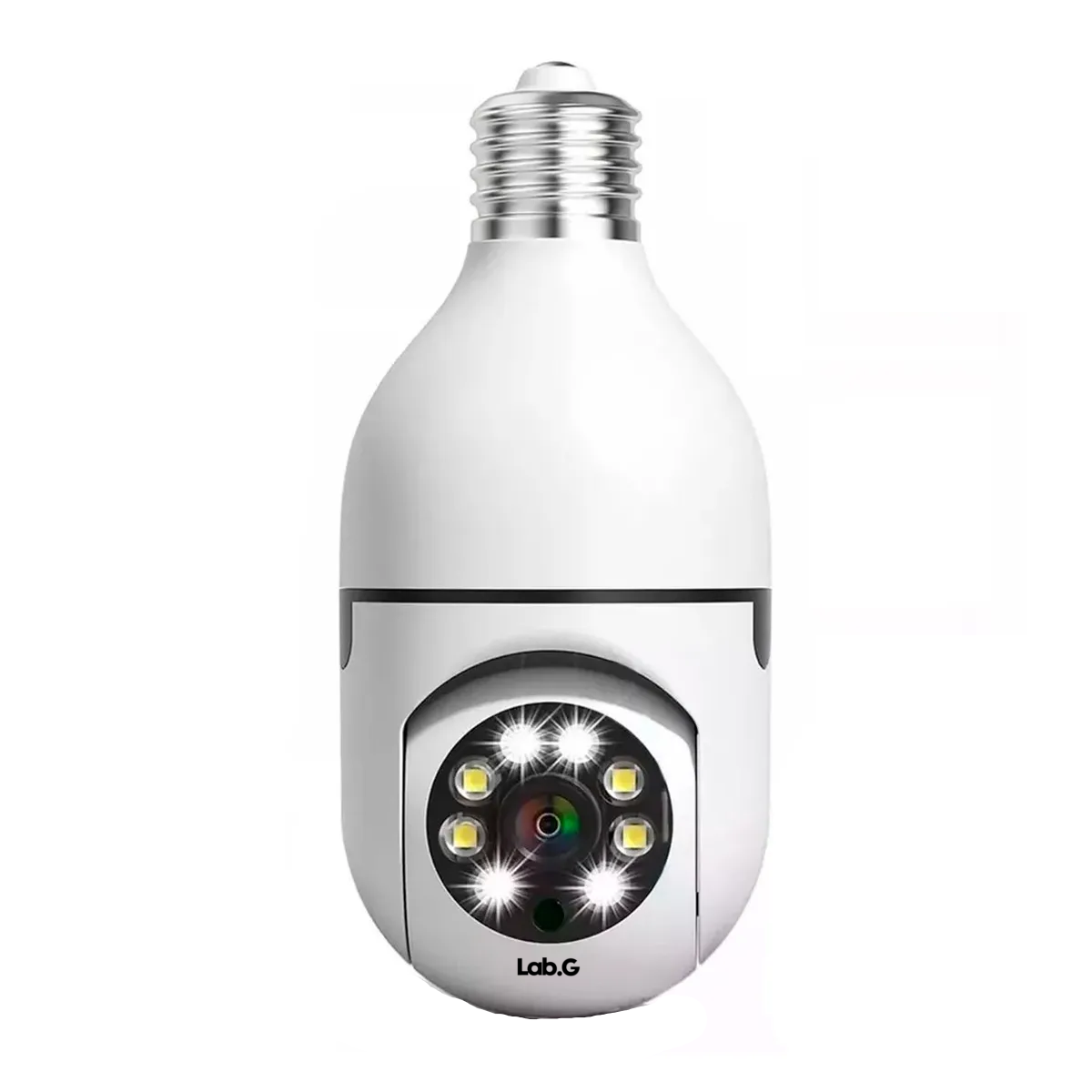 Foto 2 pulgar | Cámara De Seguridad Socket 3mp Wifi Exterior/interior 360º Lab.g Blanco