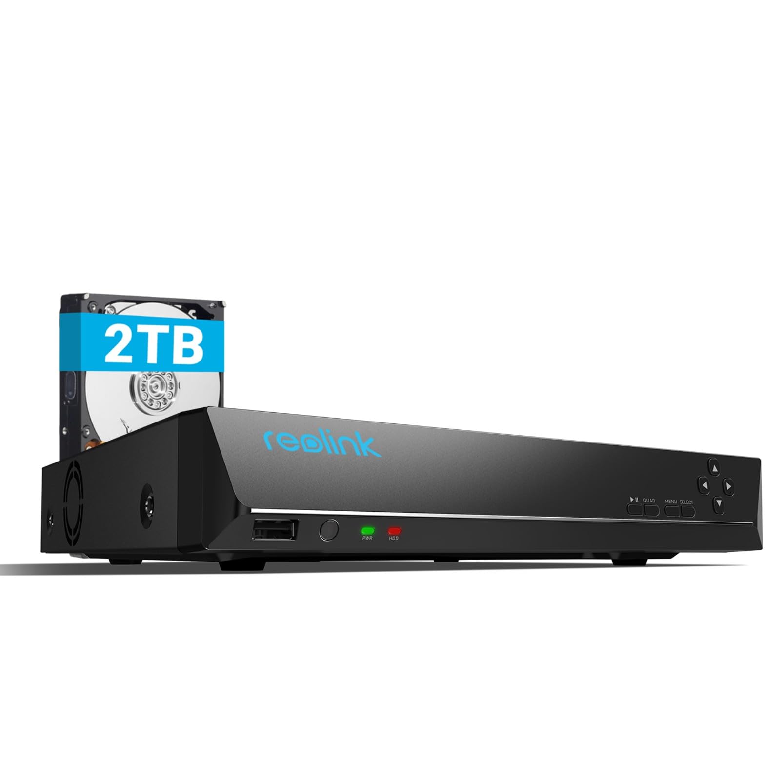 Grabador De Vídeo En Red Reolink Rln8-410 4k De 8 Canales Con Disco Duro De 2 Tb - Venta Internacional.