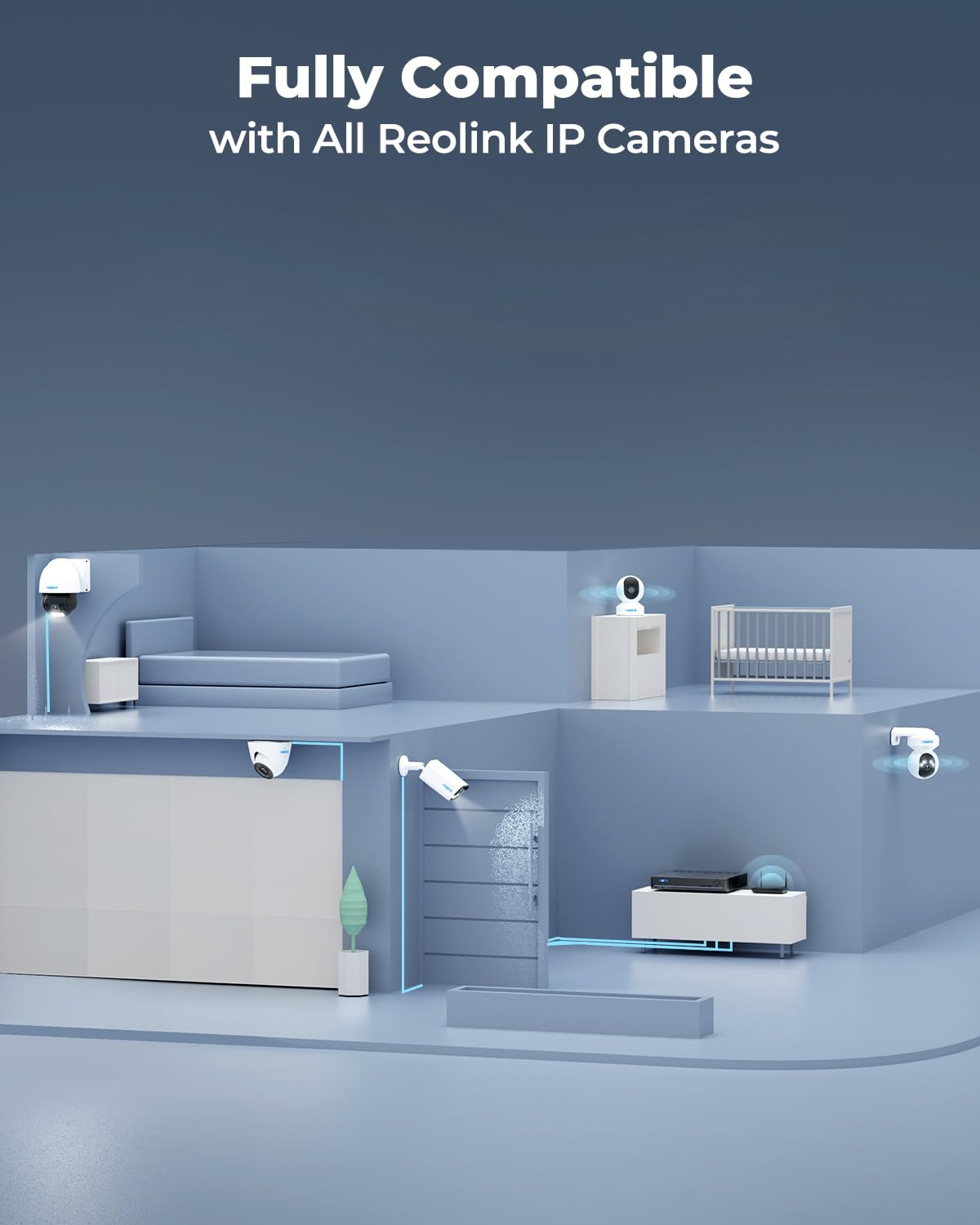 Foto 7 pulgar | Grabador De Vídeo En Red Reolink Rln16-410-4tb Para Sistema De Cámaras De Seguridad 4k De 16 Canales - Venta Intern