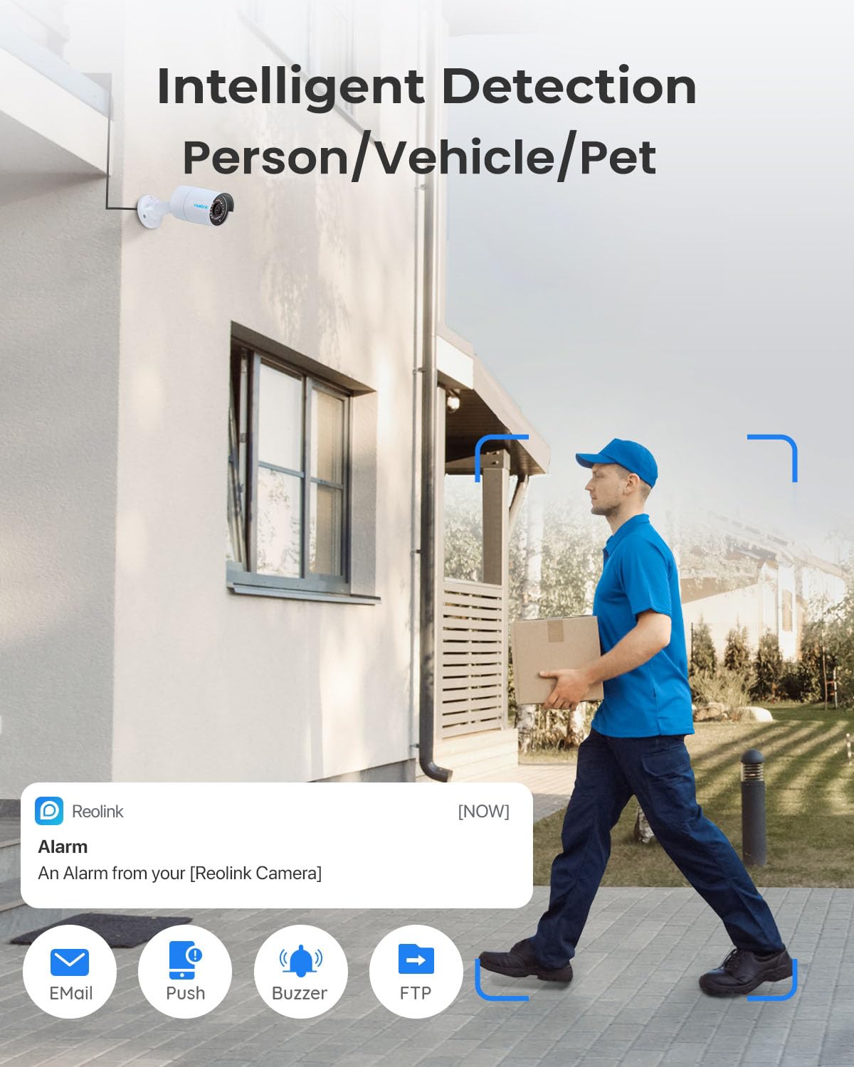Foto 4 pulgar | Sistema De Cámara De Seguridad Reolink 8ch 5mp Poe 4 Piezas Ip Outdoor - Venta Internacional.
