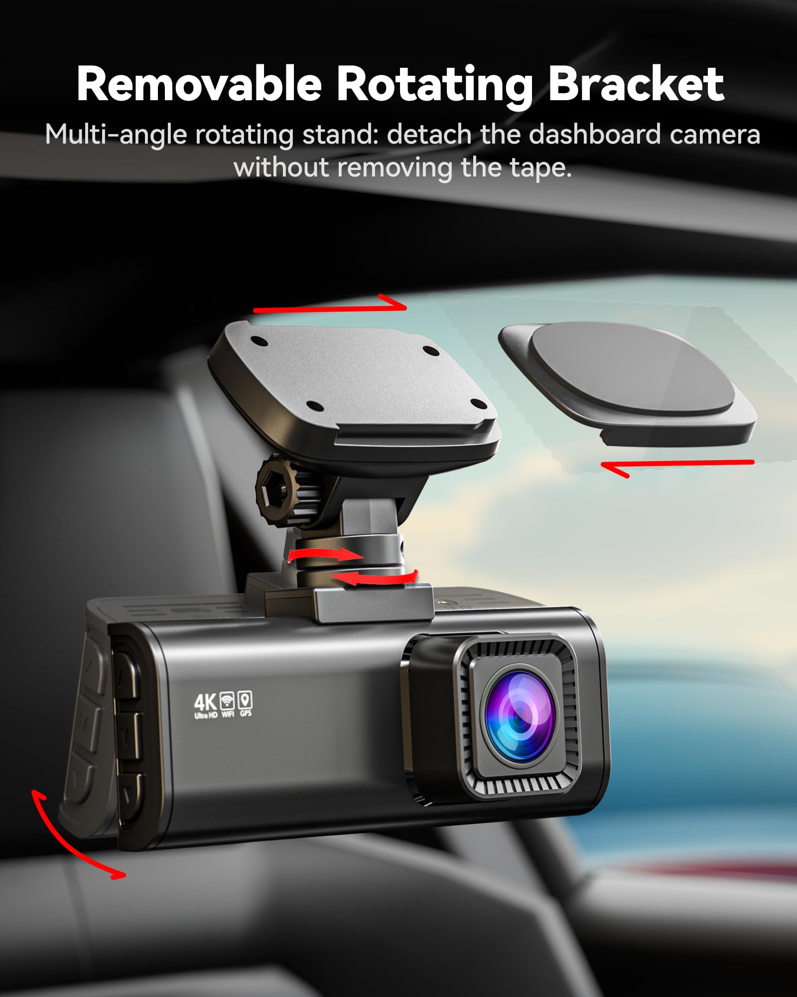 Foto 8 pulgar | Dash Cam Redtiger F7n Pro 4k Frontal Y Trasera Con Tarjeta De 64 Gb - Venta Internacional.