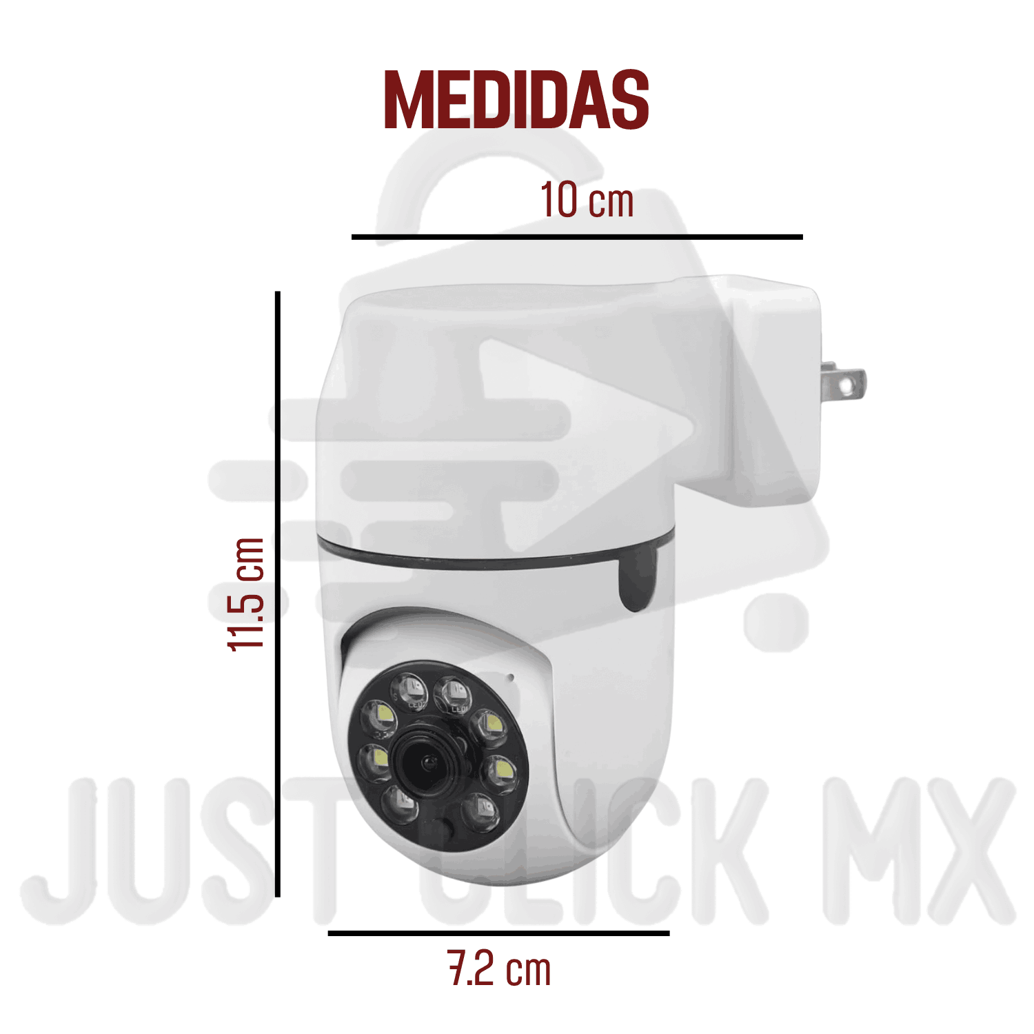 Foto 8 pulgar | Cámara De Seguridad Inalámbrica 1080p Tipo Domo De Pared