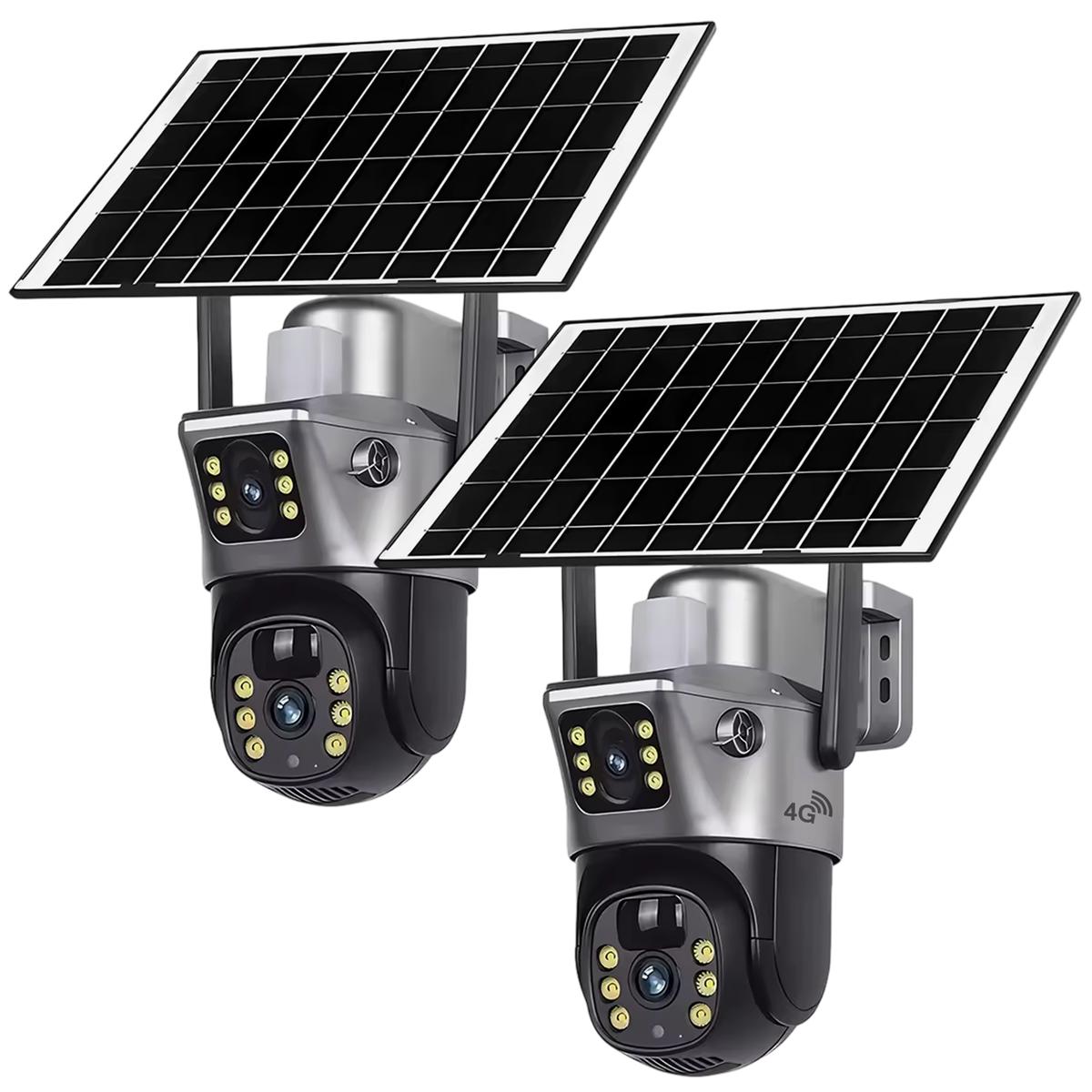 Cámara De Videovigilancia Alámbrica Ventdepot Mxctu-002 2 Piezas Negro