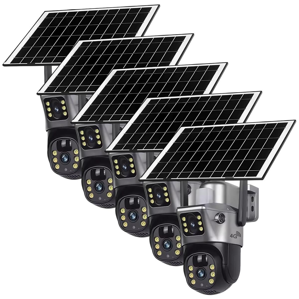 Cámara De Vigilancia Resistente Ventdepot Mxctu-005 5 Piezas Negro $12,205