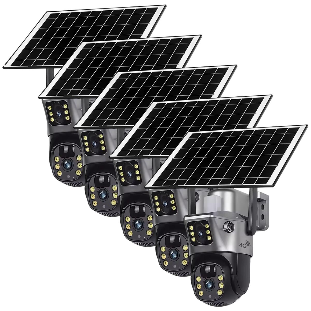 Cámara De Vigilancia Resistente Ventdepot Mxctu-005 5 Piezas Negro