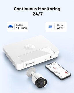Foto 3 | Sistema De Cámaras De Seguridad Swann Master 4k 8ch 1tb Nvr 4 Poe Ip - Venta Internacional.