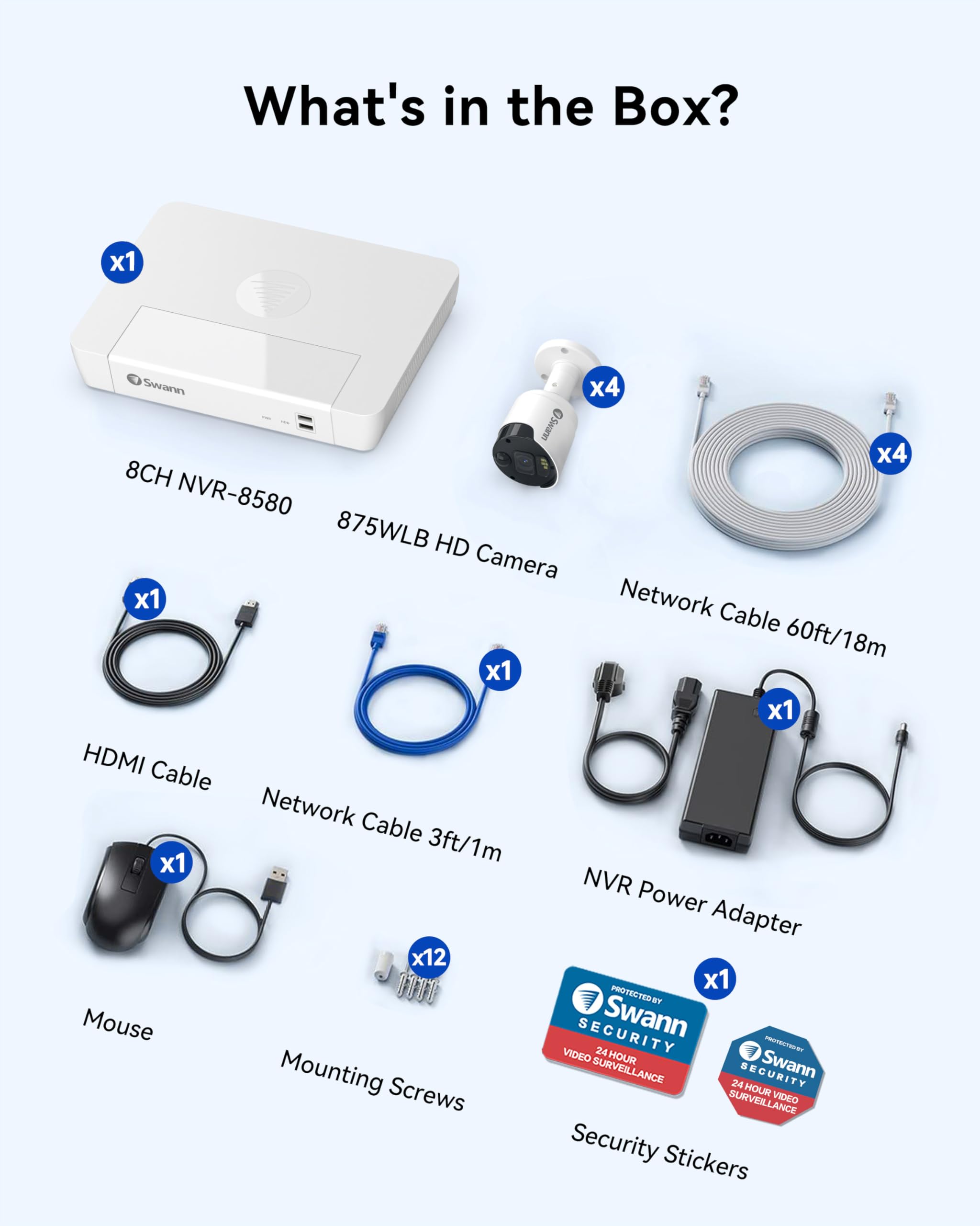 Foto 6 pulgar | Sistema De Cámaras De Seguridad Swann Master 4k 8ch 1tb Nvr 4 Poe Ip - Venta Internacional.