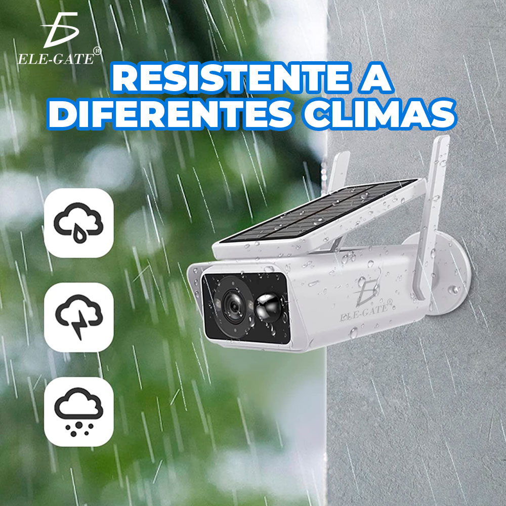 Foto 6 | Cámara Wifi Con Panel Solar Full Hd Vigilancia