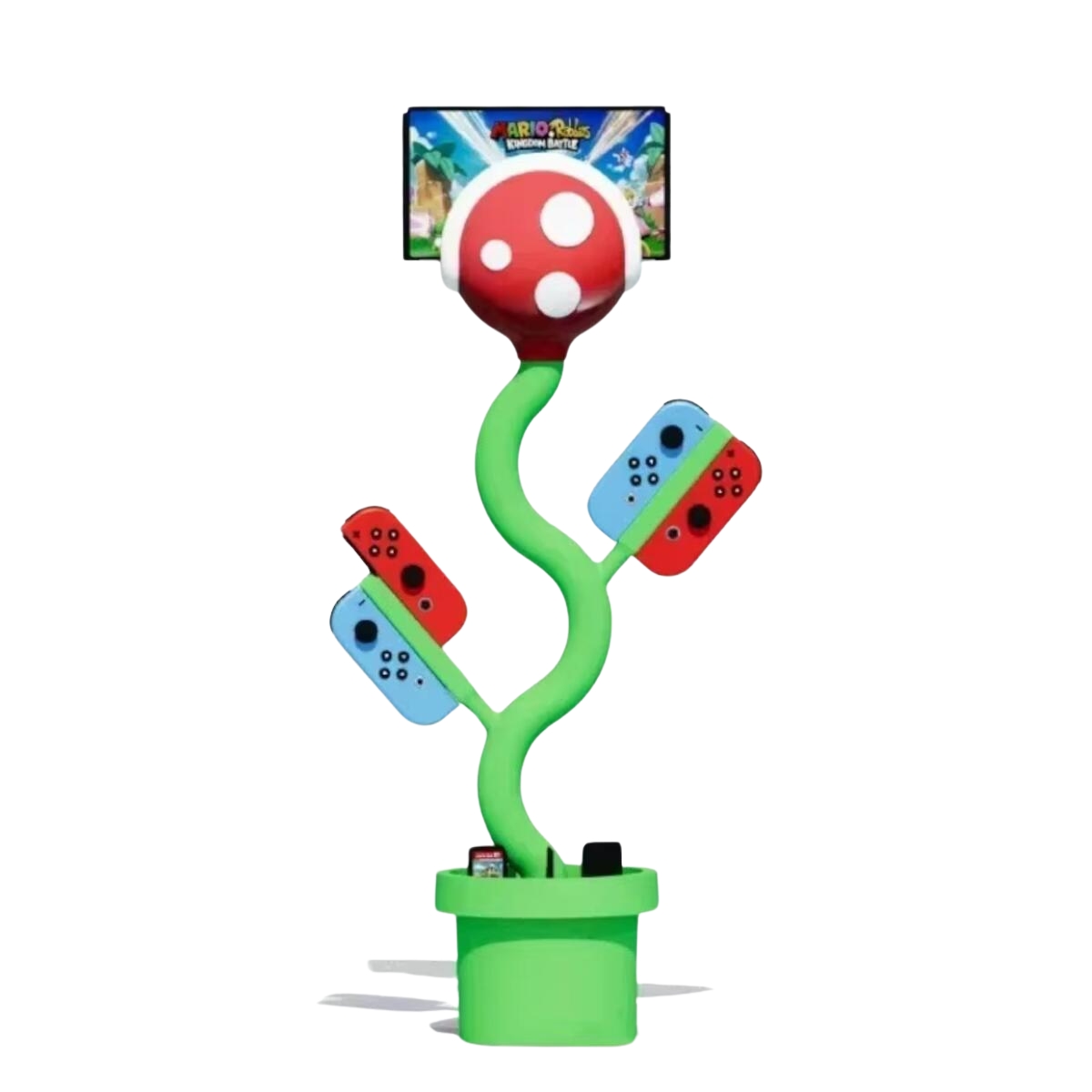 Foto 2 pulgar | Soporte de Flores Piranha para Nintendo Switch con Estación de Carga USB-C