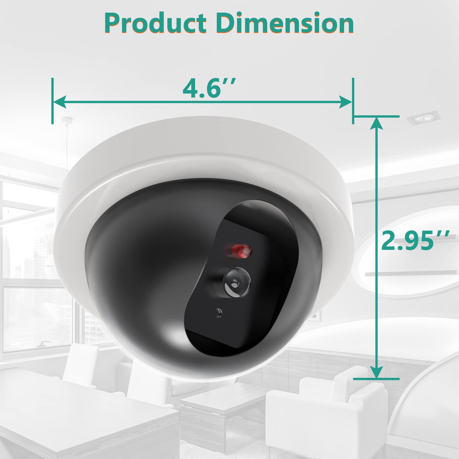 Foto 4 pulgar | Cámara Domo Cctv Dummy Security Wali Sdw-4, 4 Paquetes - Venta Internacional.