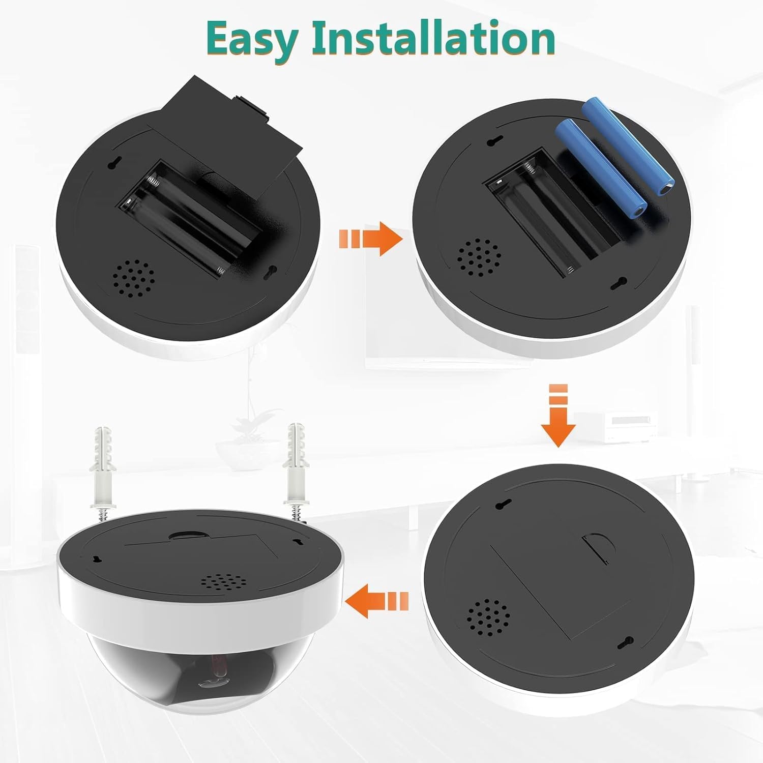 Foto 4 pulgar | Cámara Domo Cctv Dummy Security Wali Sdw-8, 8 Paquetes, Blanca - Venta Internacional.