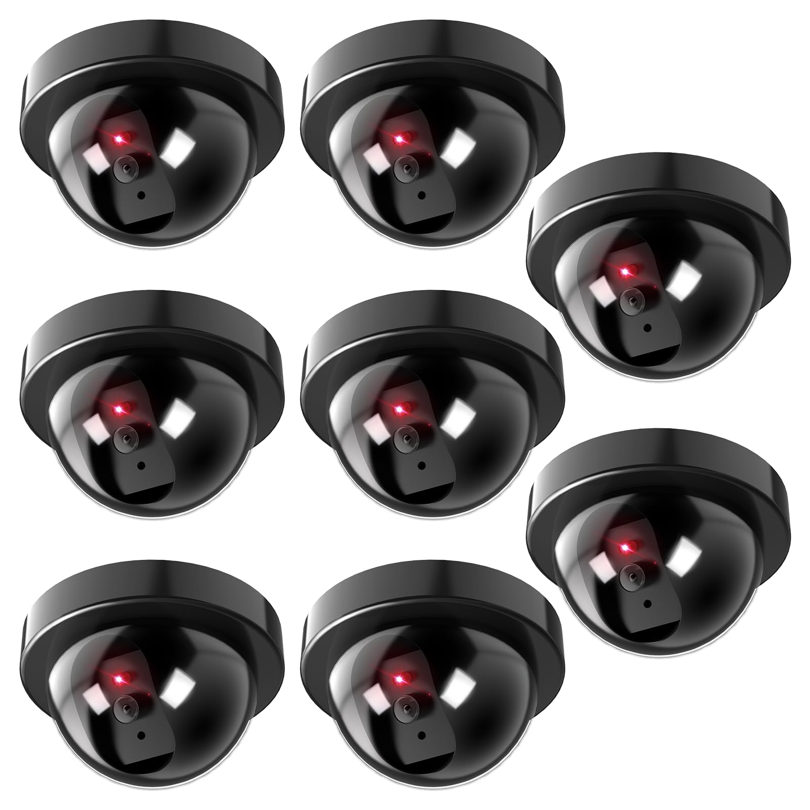 Cámara Domo Cctv Dummy Security Wali Sd-8 Con Luz Led, Paquete De 8 - Venta Internacional.