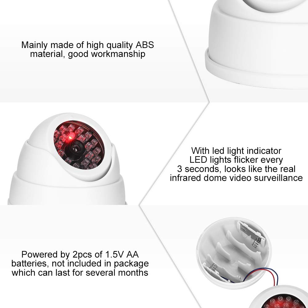 Foto 5 pulgar | Cámara De Vigilancia Ficticia Sonew Wireless Dome Con 30 Led Ir - Venta Internacional.