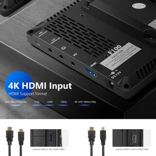 Foto 5 | Monitor De Campo Con Cámara Neewer F100 De 7 Pulgadas Hd 1280x800 Hdmi - Venta Internacional.