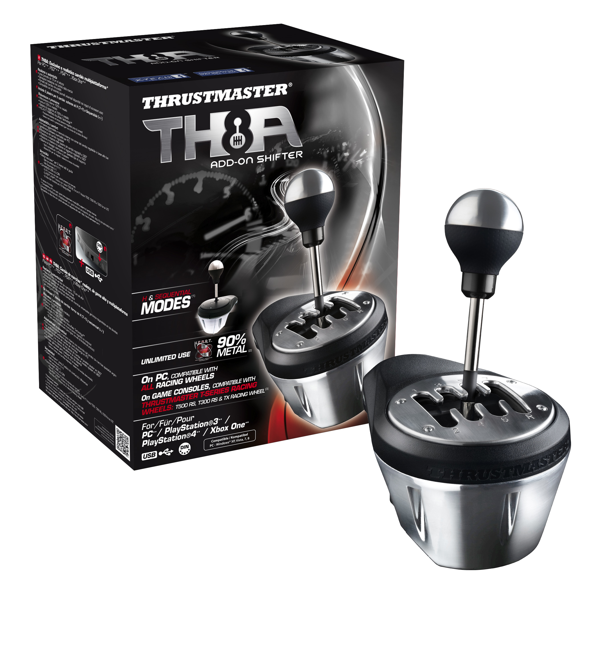 Foto 4 pulgar | Palanca de Velocidades Th8a Add On Shifter Thrustmaster color Negro