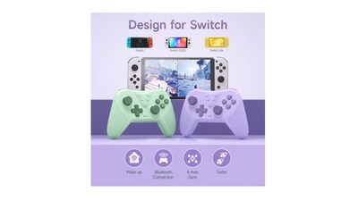 Foto 4 | Joystick Inalámbrico para Nintendo Switch Easysmx T37 Violeta