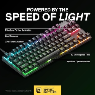 Foto 2 | Teclado Mecánico Para Juegos Steelseries Apex 9 Tkl Us Layout - Venta Internacional.