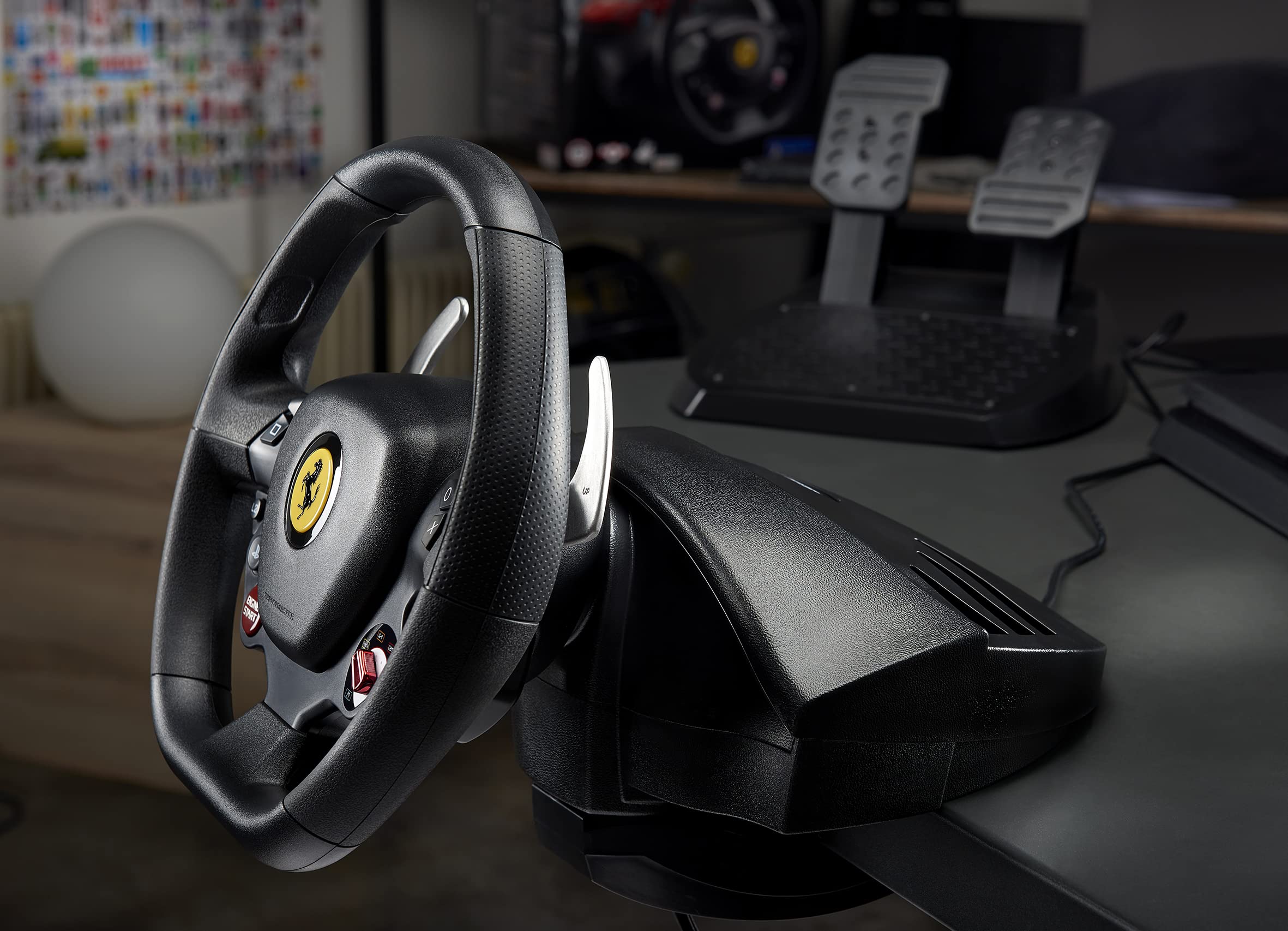 Foto 6 pulgar | Volante Para Juegos Thrustmaster T80 Ferrari 488 Gtb Ed. - Venta Internacional.