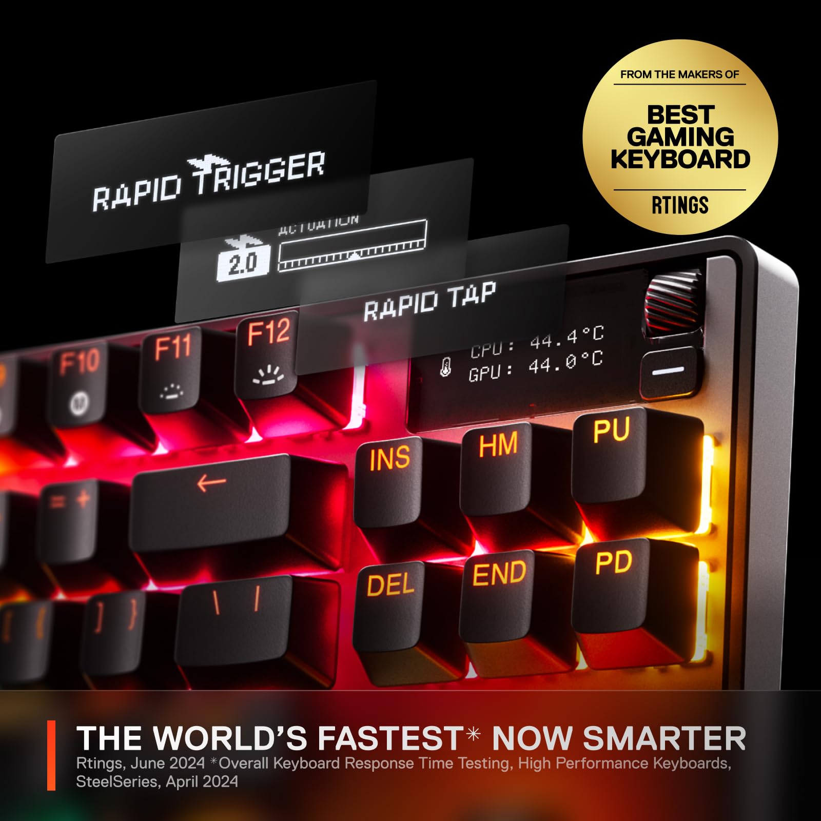 Foto 2 | Teclado Steelseries Apex Pro Tkl Inalámbrico Gen 3 Omnipoint 3.0 - Venta Internacional