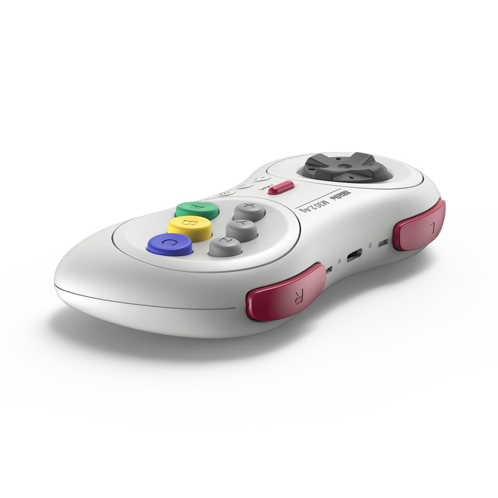 Foto 4 pulgar | Gamepad 8bitdo M30 2.4g Inalámbrico Para Sega Genesis Mini Blanco - Venta Internacional.