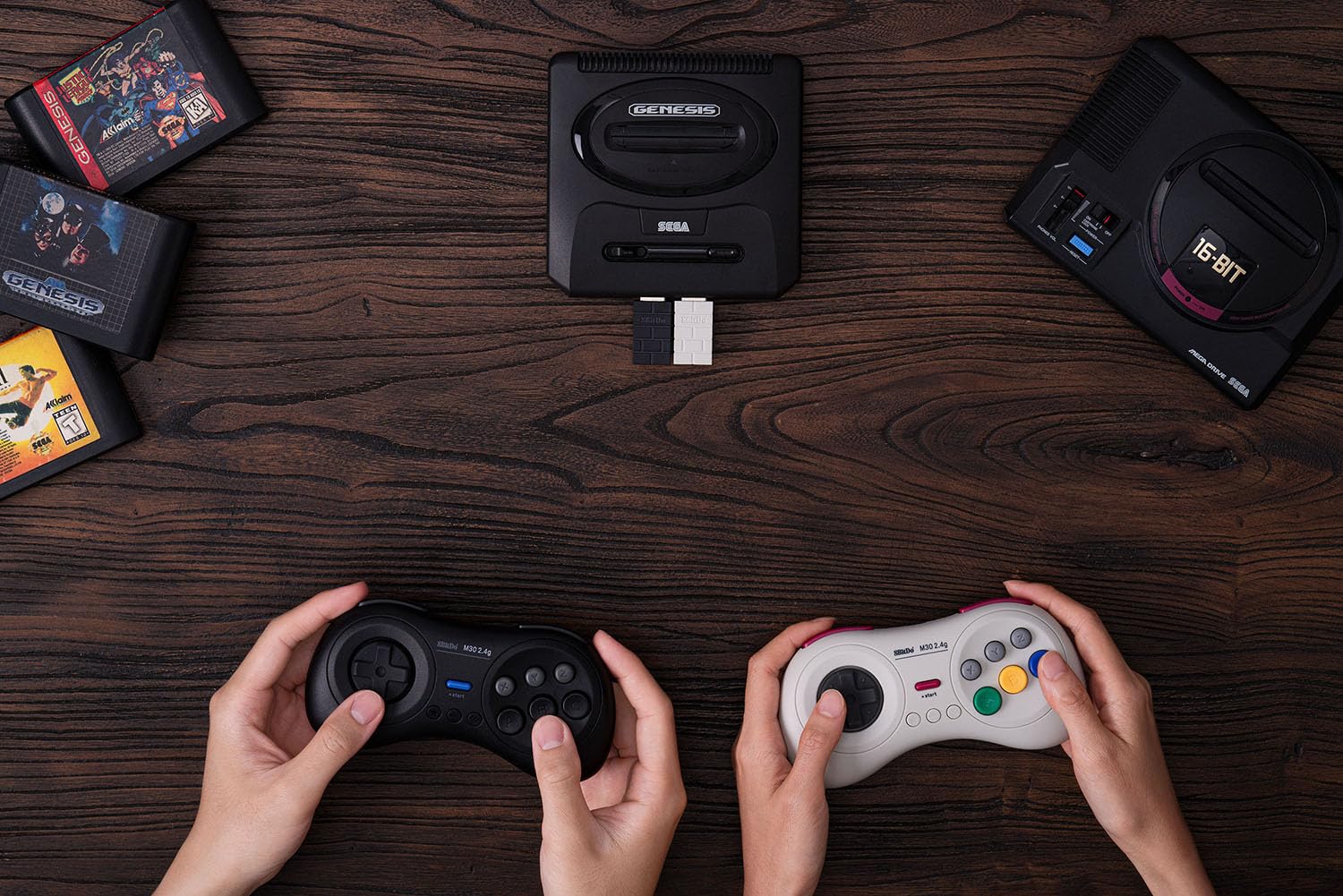 Foto 6 | Gamepad 8bitdo M30 2.4g Inalámbrico Para Sega Genesis Mini Blanco - Venta Internacional.