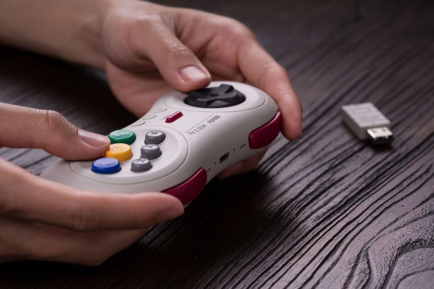 Foto 8 pulgar | Gamepad 8bitdo M30 2.4g Inalámbrico Para Sega Genesis Mini Blanco - Venta Internacional.