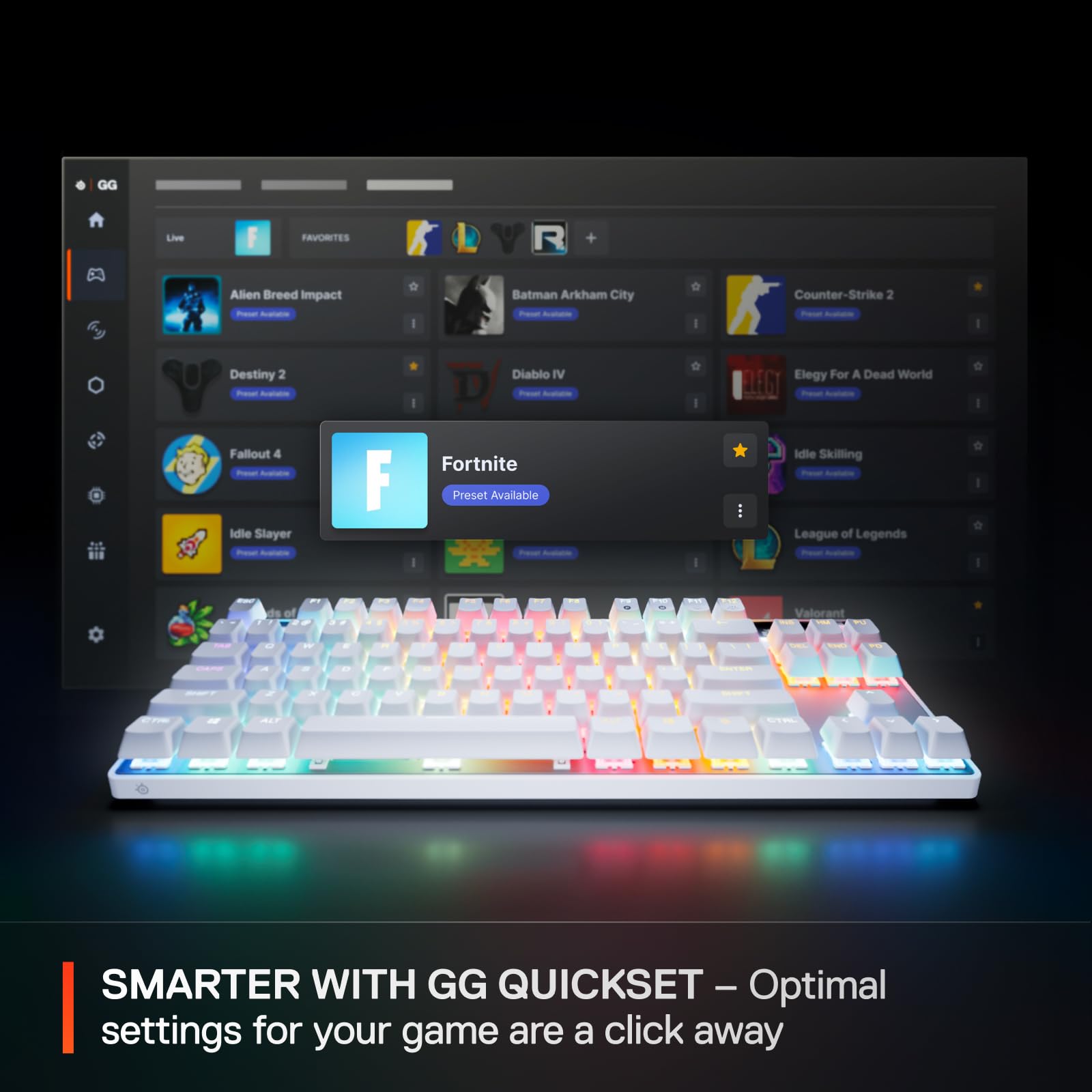 Foto 5 pulgar | Teclado Steelseries Apex Pro Tkl Gen 3 Blanco Omnipoint 3.0 - Venta Internacional.
