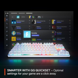 Foto 4 | Teclado Steelseries Apex Pro Tkl Gen 3 Blanco Omnipoint 3.0 - Venta Internacional.