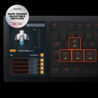 Foto 7 | Teclado Steelseries Apex Pro Tkl Gen 3 Blanco Omnipoint 3.0 - Venta Internacional.
