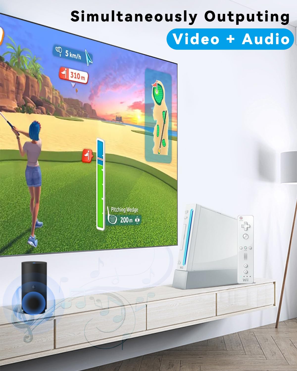 Foto 6 pulgar | Cable Adaptador Hdmi Para Wii, Potenciador De Resolución 1080p/720p, 2 M - Venta Internacional.