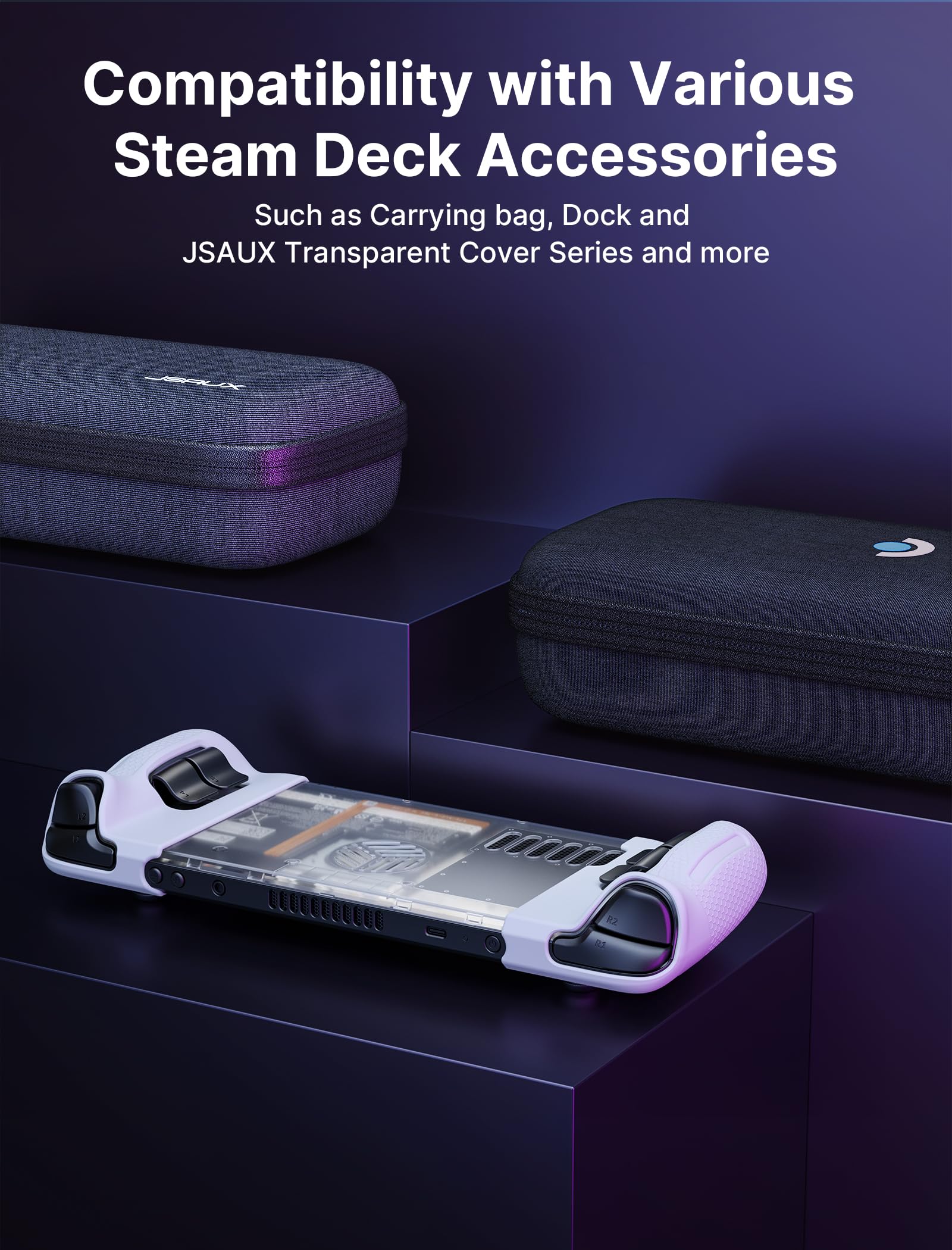Foto 6 | Set De Fundas Protectoras Con Agarre De Silicona Para Steam Deck - Jsaux - Venta Internacional.