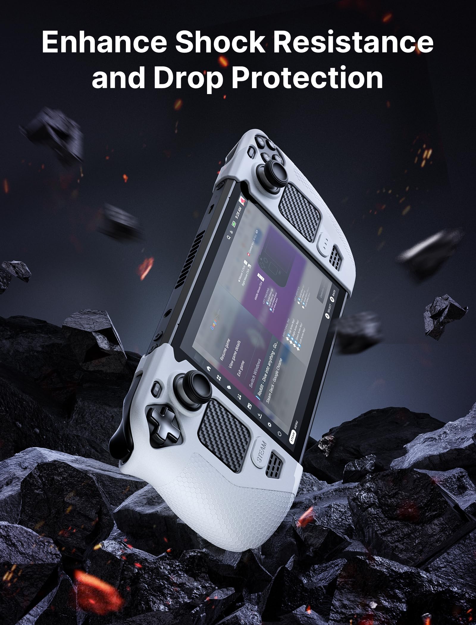Foto 8 pulgar | Set De Fundas Protectoras Con Agarre De Silicona Para Steam Deck - Jsaux - Venta Internacional.