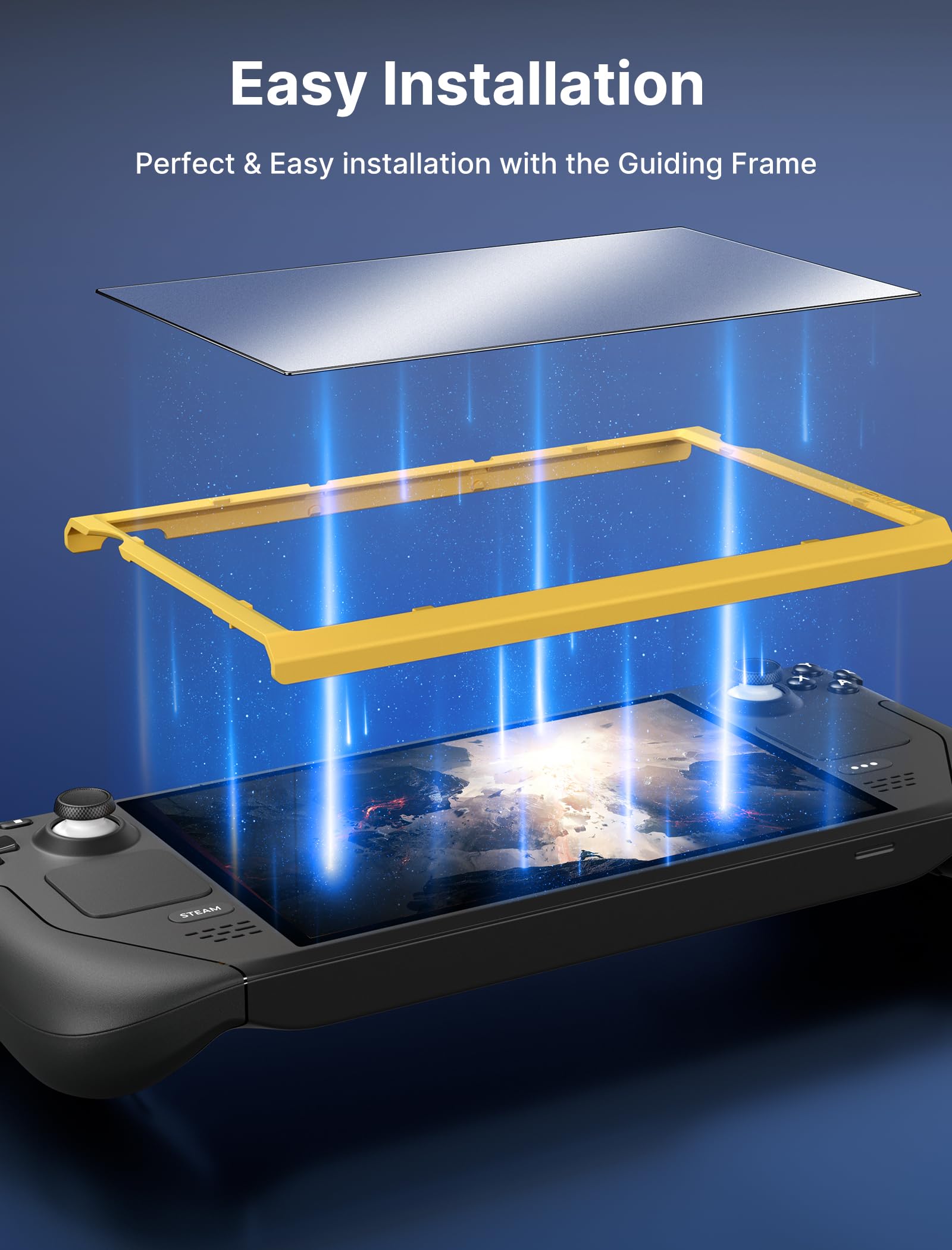 Foto 4 | Protector De Pantalla Jsaux Antideslumbrante Para Steam Deck, Paquete De 2 - Venta Internacional.