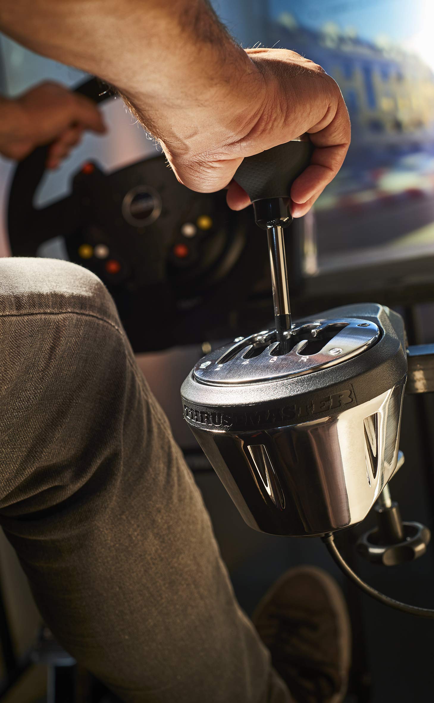 Foto 3 pulgar | Palanca De Cambios Thrustmaster Th8a Compatible Con Ps5, Ps4, Xbox Y Pc - Venta Internacional.