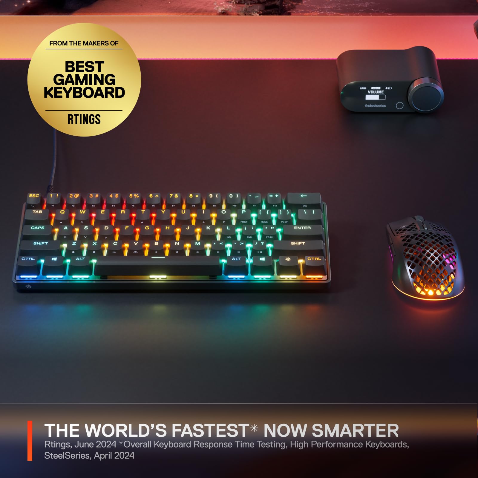 Foto 4 pulgar | Teclado Steelseries Apex Pro Mini Gen 3 Omnipoint 3.0 Rgb - Venta Internacional.
