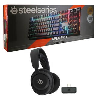 Foto 1 | Teclado Para Juegos Y Auriculares Inalámbricos Steelseries Apex Pro - Venta Internacional.