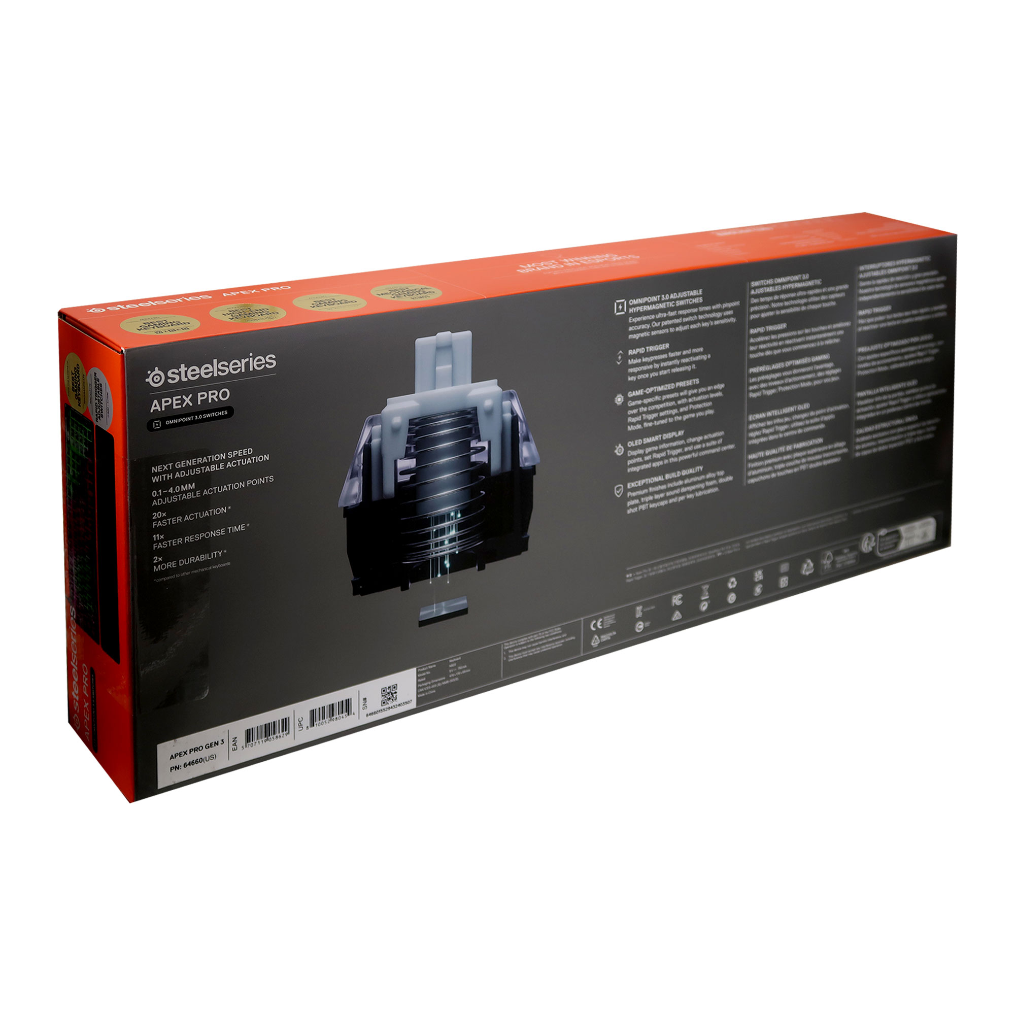 Foto 4 pulgar | Teclado Para Juegos Y Auriculares Inalámbricos Steelseries Apex Pro - Venta Internacional.