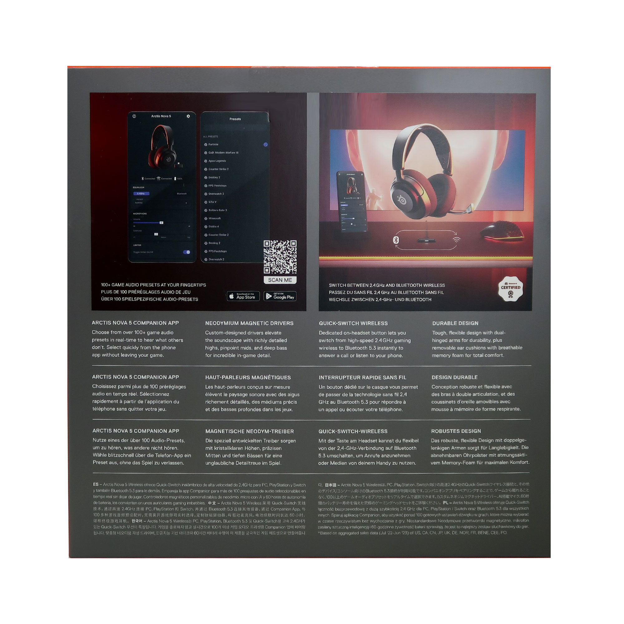 Foto 7 | Teclado Para Juegos Y Auriculares Inalámbricos Steelseries Apex Pro - Venta Internacional.