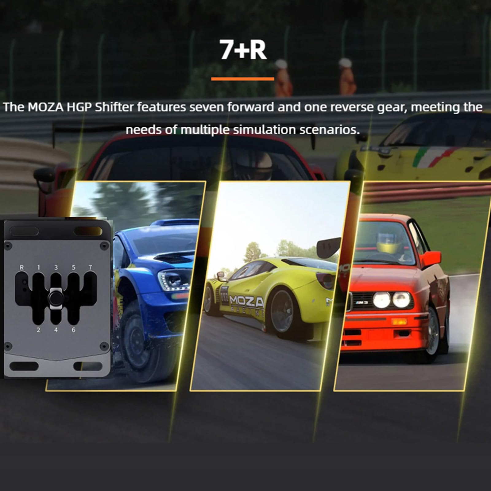 Foto 4 | Manetas De Cambio Usb Para Pc Simulator Moza Hgp Racing Shifter 7+r - Venta Internacional.
