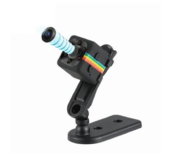 Foto 1 | Mini Cámara de Visión Nocturna Malubero color Negro Full Hd con Detección de Movimiento