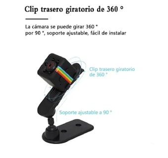 Foto 2 | Mini Cámara de Visión Nocturna Malubero color Negro Full Hd con Detección de Movimiento