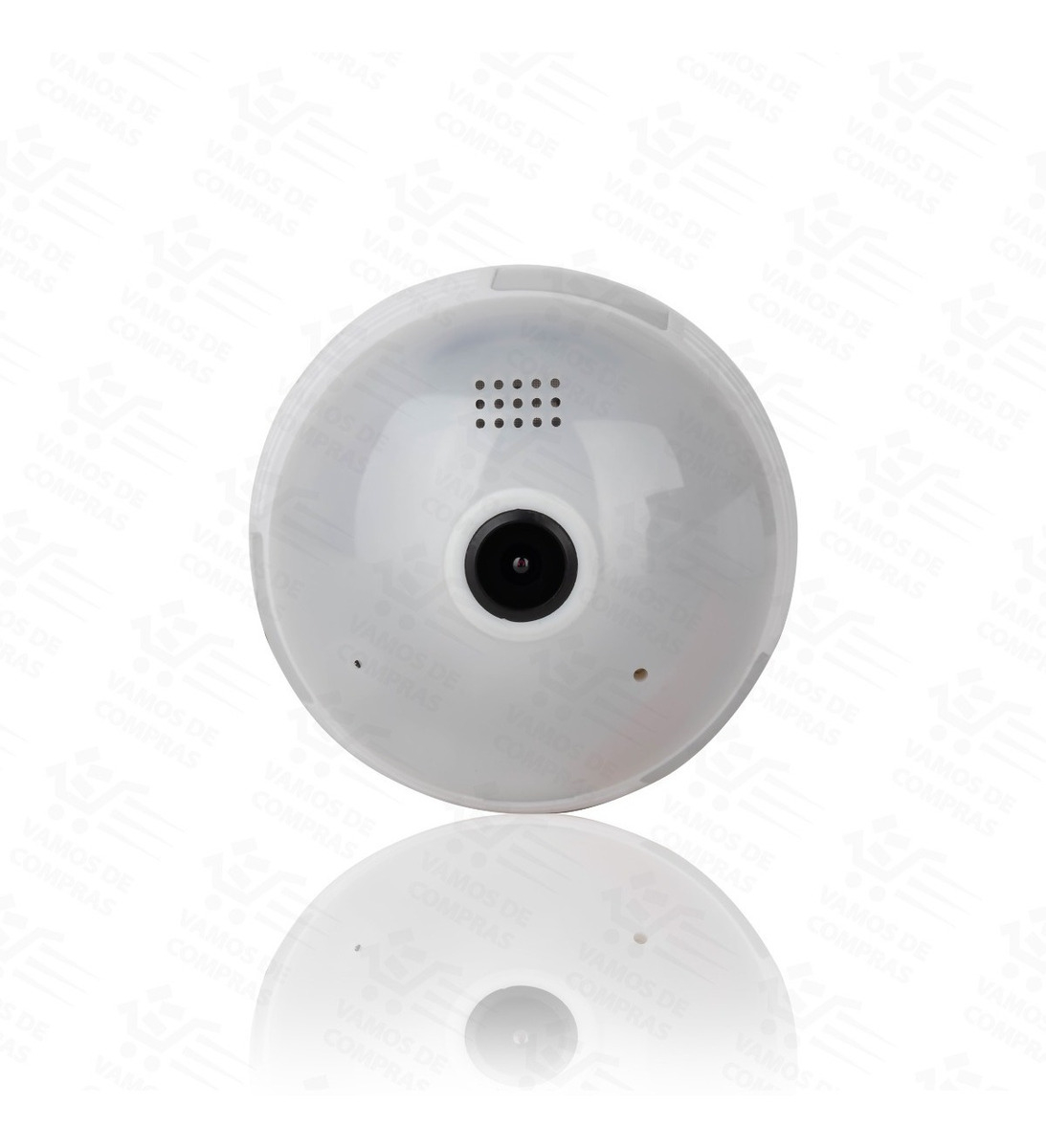 Foto 7 | Cámara Oculta Ele-gate WEB25 con IP WiFi Foco 360° Visión Panorámica color Blanco
